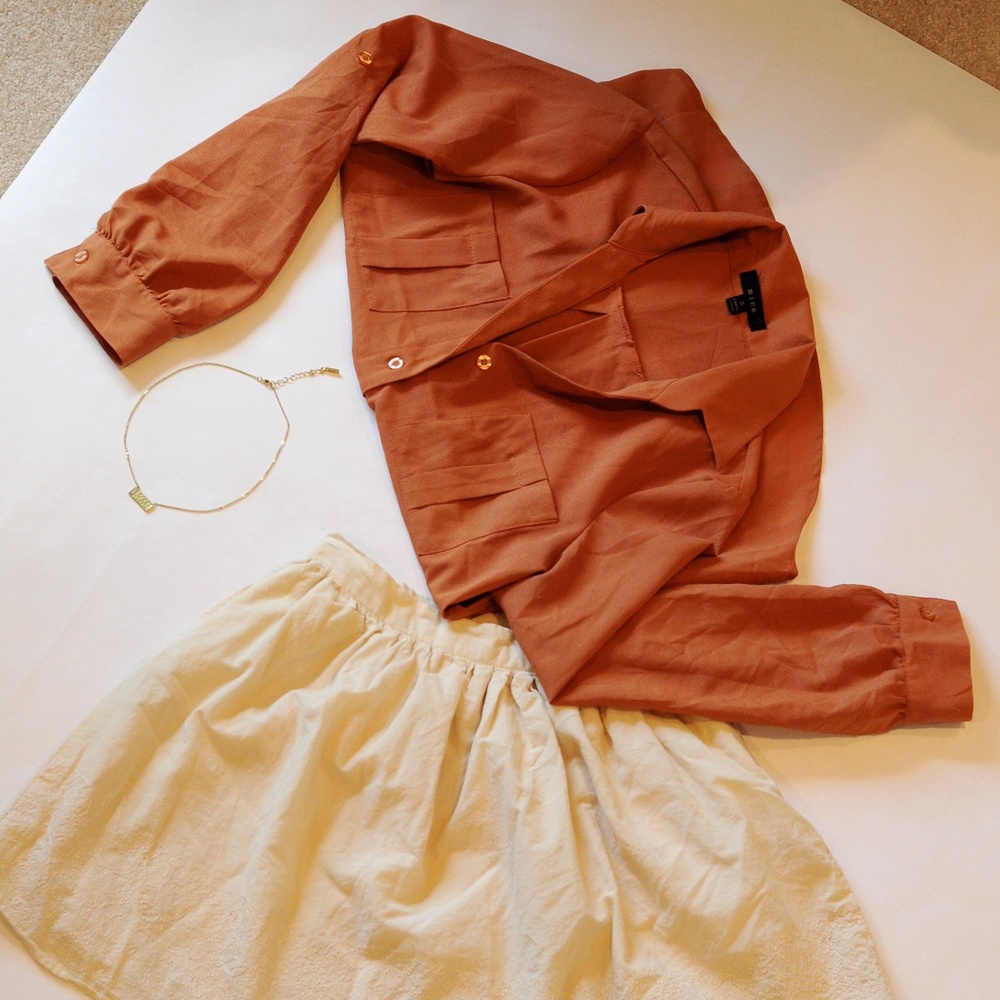 Brown Dress Shirt